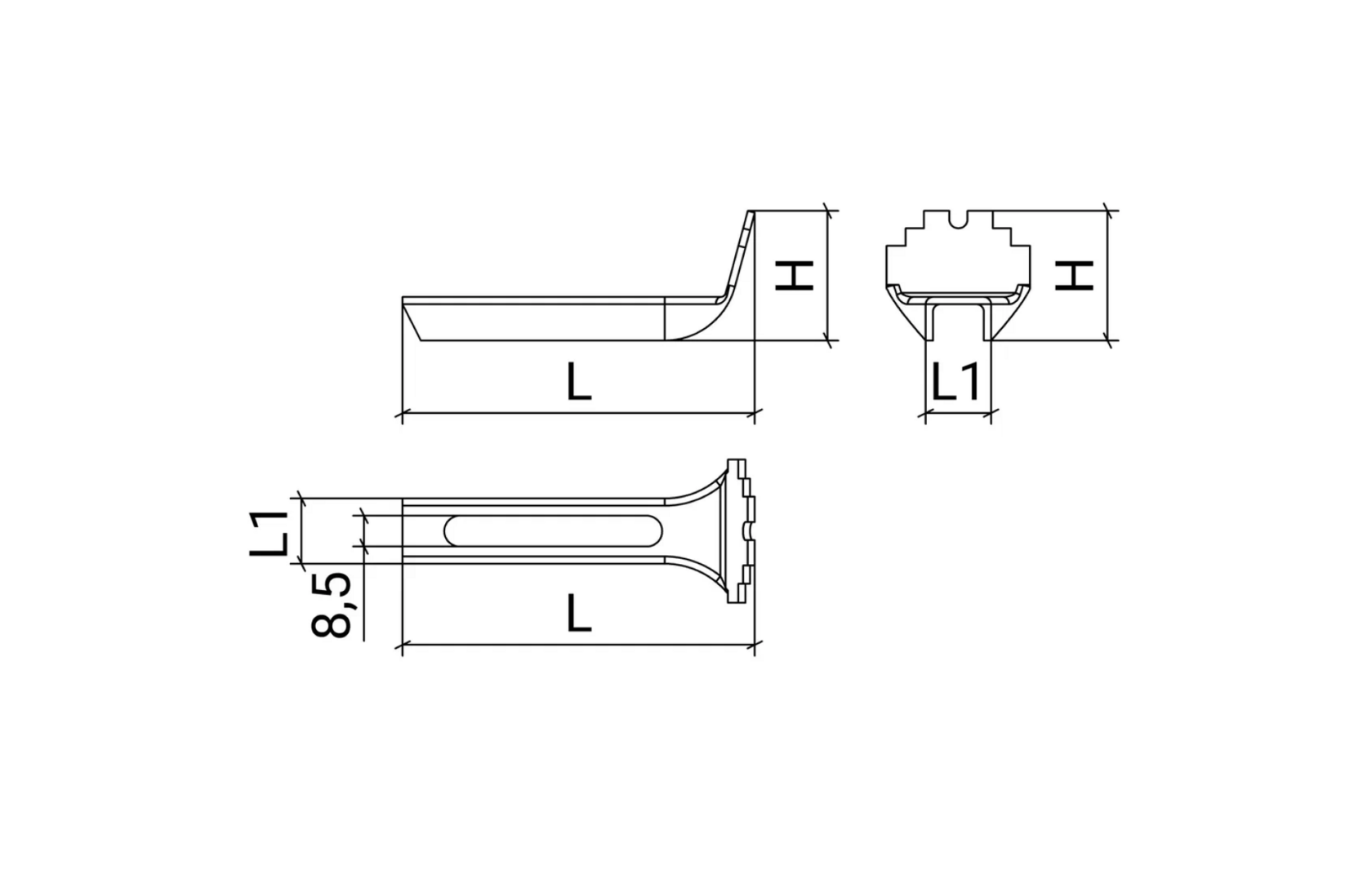 Скоба J-образная JS